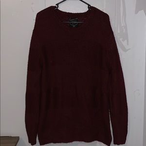 Maroon oversized sweater